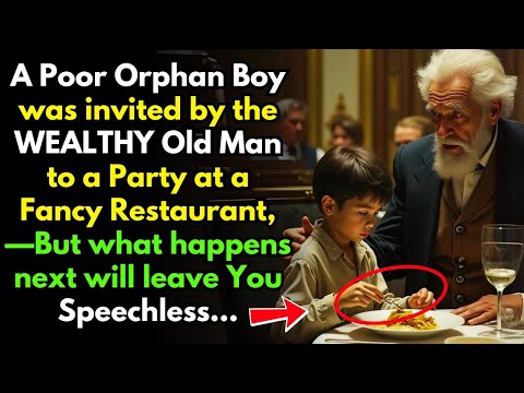 A poor Orphan boy was invited by the Wealthy Old man—What happens next will leave You Speechless…