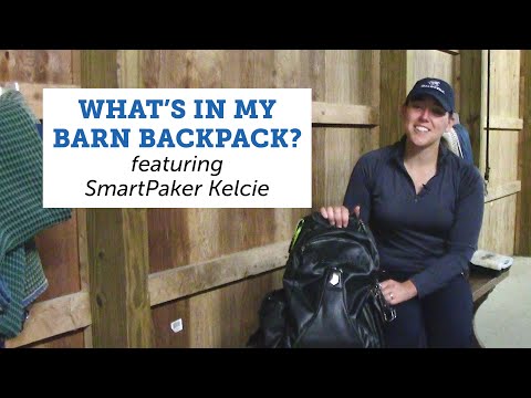 What's in my barn backpack? | SmartPaker Kelcie