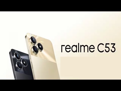 Realme C53 |64GB 6GB RAM, 128GB 4GB RAM |108MP camera with a B&W lens #yourbrandtech #realmec53