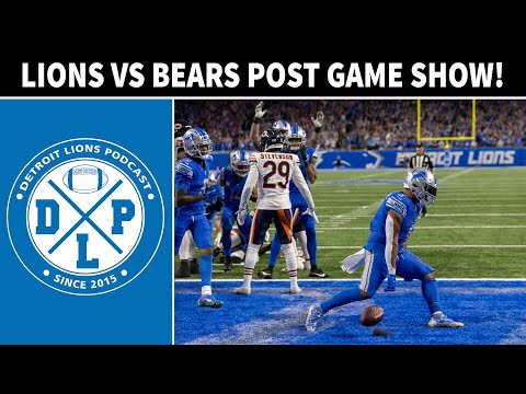 Chicago Bears Post Game | Detroit Lions Podcast Reacts