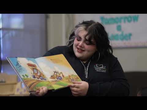 The Riverside County Library System's Library Connect program visits a classroom