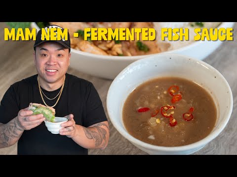 How to Make: The FUNKIEST and Tastiest Dipping Sauce - Mam Nem / Fermented Fish Sauce Dip