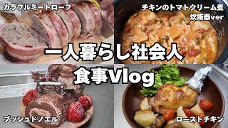 今年もボッチでクリスマスを満喫する🎄【一人暮らし社会人食事Vlog】