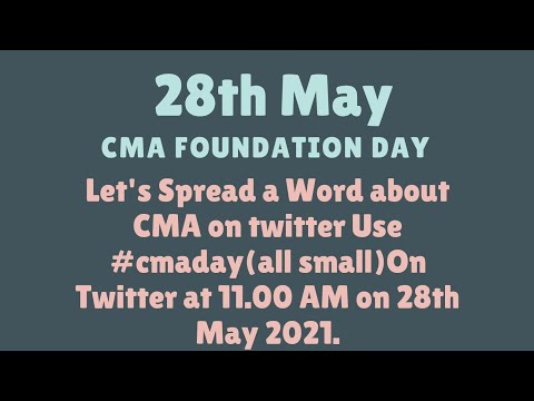 A request to all CMA Students #cmaday