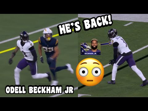 Odell Beckham Jr Highlights Vs Chargers 🔥 Ravens vs Chargers 2023 highlights