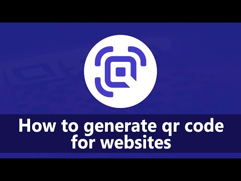 How to generate QR code for websites