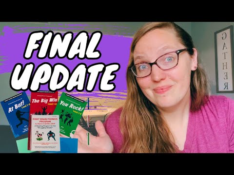 Update On The Dianne Craft Right Brain Reading Program || Homeschooling Dyslexia