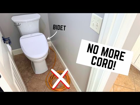 How To Easily Install An Outlet for a Bidet Behind the Toilet