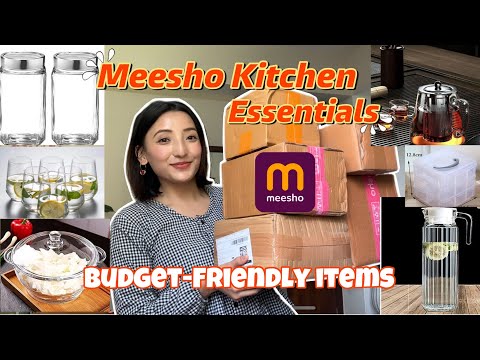 Meesho Kitchen Must Have😍Budget-Friendly😎Kitchen Essentials🫶🏻Meesho Asthetic Finds🦋Gangtok Sikkim❤️