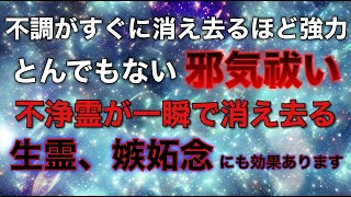 不浄霊が一瞬で浄化されて消え去る【邪気祓い】生霊、嫉妬や怨念にも強力に効果があります