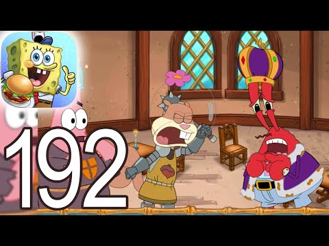 SpongeBob Krusty Cook Off - King Neptune's Vomitorium Level 1 - 10 Gameplay Video 192 (iOS Android)