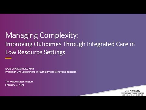 Managing Complexity: Improving Outcomes Through Integrated Care in Low Resource Settings