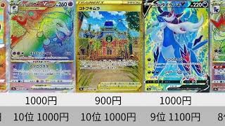 【ポケカ】コンビニで買える！！バトルリージョン相場ランキング！【Pokemon TCG】BATTLE REGION ranking.