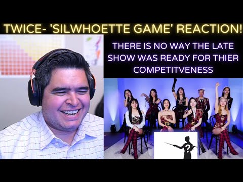 TWICE- 'SILWHOETTE Game' on Stephen Colbert Show REACTION!