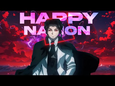 MICHAEL KIBUTSUJI JACKSON||HAPPY NATION||EDIT/AMV||DEMON SLAYER EDIT||😈☠️