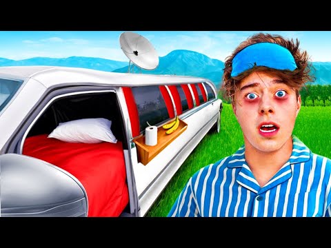 Living Inside a Limo for 100 Hours!