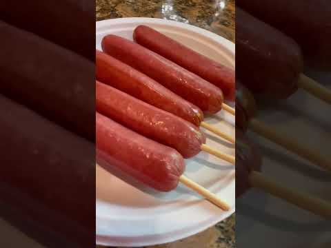 BlackStone Griddle Corn Dogs