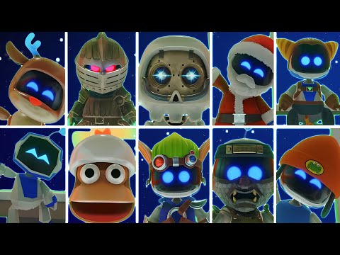 Astro Bot All Secret Costumes (PS5) + New DLC