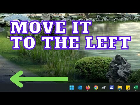 Move Windows 11 start menu to the left