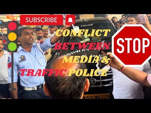 Full video of Traffic police & media at #samba #trafficpolice