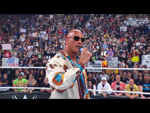 Friday Night Block Party : The Rock Lays The Smackdown On Cody Rhodes