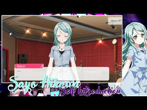 【ENGLISH】 Roselia // Sayo Hikawa Self Introduction