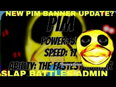 New pim glove banner update? | slap battles admin gloves