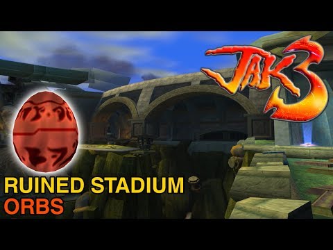 All Orbs in the Ruined Stadium - Jak 3 Orb Guide