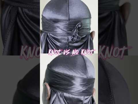 Knot vs no knot Durag