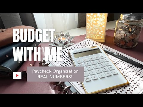 Budget With Me - Paycheck Organization, Zero-Based Budget | Inconsistent Income - REAL NUMBERS