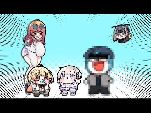 【手描き】萌え声に挑戦するも何か違うリグロス【火威青/音乃瀬奏/一条莉々華/儒烏風亭らでん/轟はじめ】