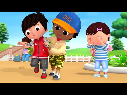 Tears to Smiles: Daddy Comforts Mia and Jacus After Playground Accidents | Classic Baby Songs