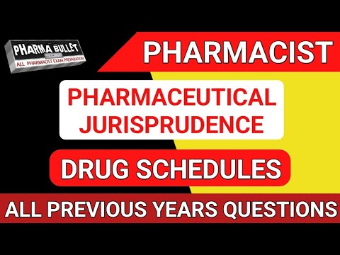 Pharmacist exam preparation | Drug schedules | All previous years questions #pharmabullet