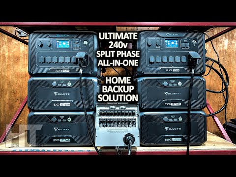 BLUETTI AC300 240v Split Phase Home Backup Generator Integration Kit | How To