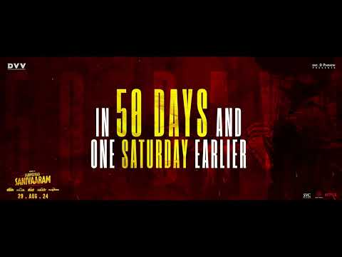 Saripodhaa Sanivaaram 50 Days To Go Special Making - Nani | Vivek Athreya | DVV Danayya