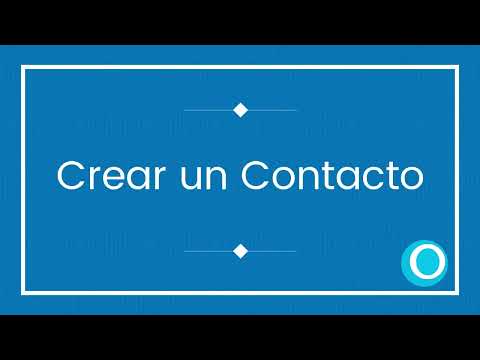 Crear un Contacto