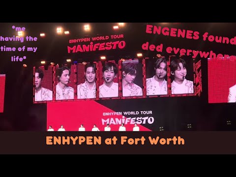 My highlights of Enhypen Manifesto Tour: Fort Worth, TX (pt1)