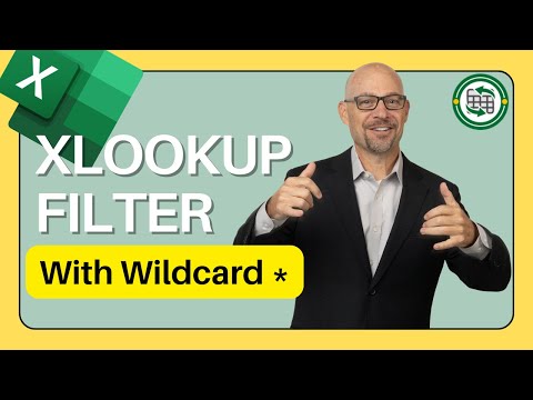 Excel How To use Wildcard with XLOOKUP and FILTER