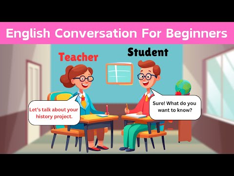 English Speaking Practice for Beginners | Discussion Between Teacher and Student | Conversation