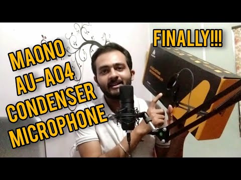 Maono AU-A04 microphone review || Best microphone in low budget