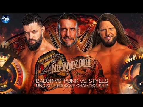 WWE 2K24 NO WAY OUT; BALOR VS. PUNK VS. STYLES FOR THE UNDISPUTED WWE CHAMPIONSHIP!!!