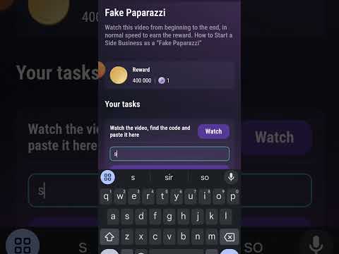 Fake paparazzi tapswap code telegram || telegram tapswap coin mine for airdrop||