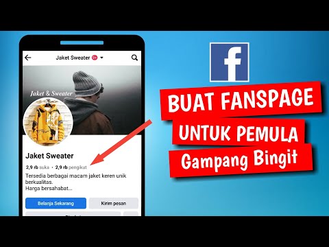 Untuk Pemula | CARA Membuat FansPage di Facebook Mudah Banget