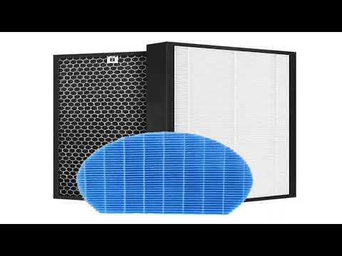 For Sharp Air Purifier KC-860E KC-860U KC-A60E Replacement Filter,HEPA &Activated Carbon F