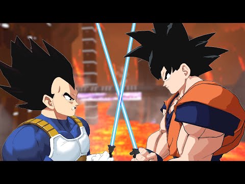 Goku vs Vegeta BUT its in Star Wars