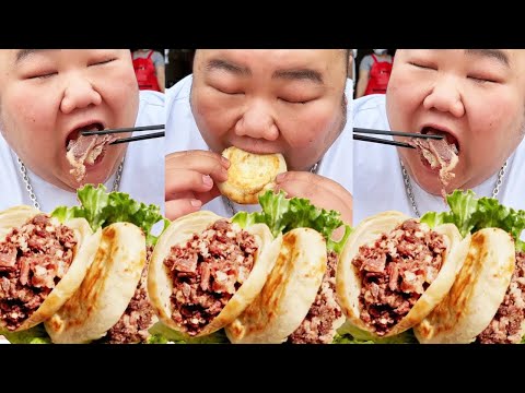 [Big Stomach King Challenge] Challenge Spend 300 yuan to Eat Xu Shui Donkey Meat on Fire! One bite