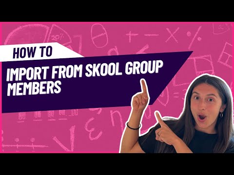 How To Import From Skool Group Members