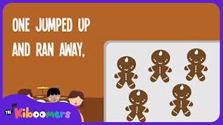 5 Gingerbread Men Lyric Video - The Kiboomers Preschool Songs & Nursery Rhymes for Christmas