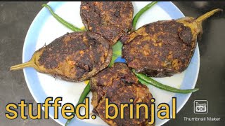 How to make stuffed brinjal at home #bakedbrinjal #healthyfood #tastyfoodathome