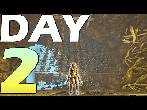 We Claimed A Overpowered Swamp Cave Day 2! | Ark PvP